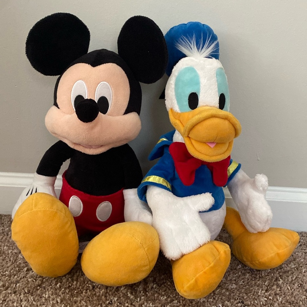 Mickey Mouse & Donald Duck Stuffed Animals